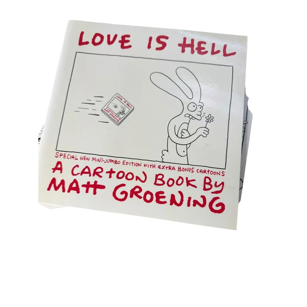 Matt Groening Box Full of Hell 1988 Slipcase Set of 3 Love School Work is Hell